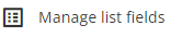 Manage list fields